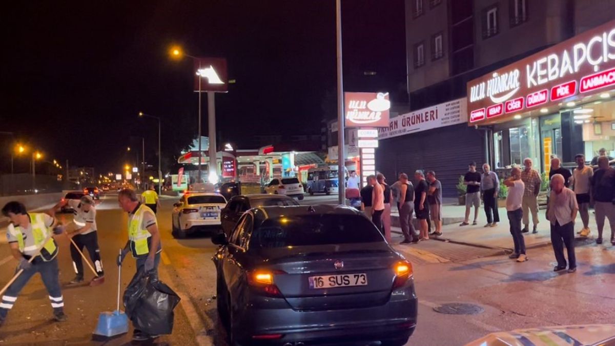 Bursa’da alkollü sürücü makas atarken kaza yaptı: 2 yaralı